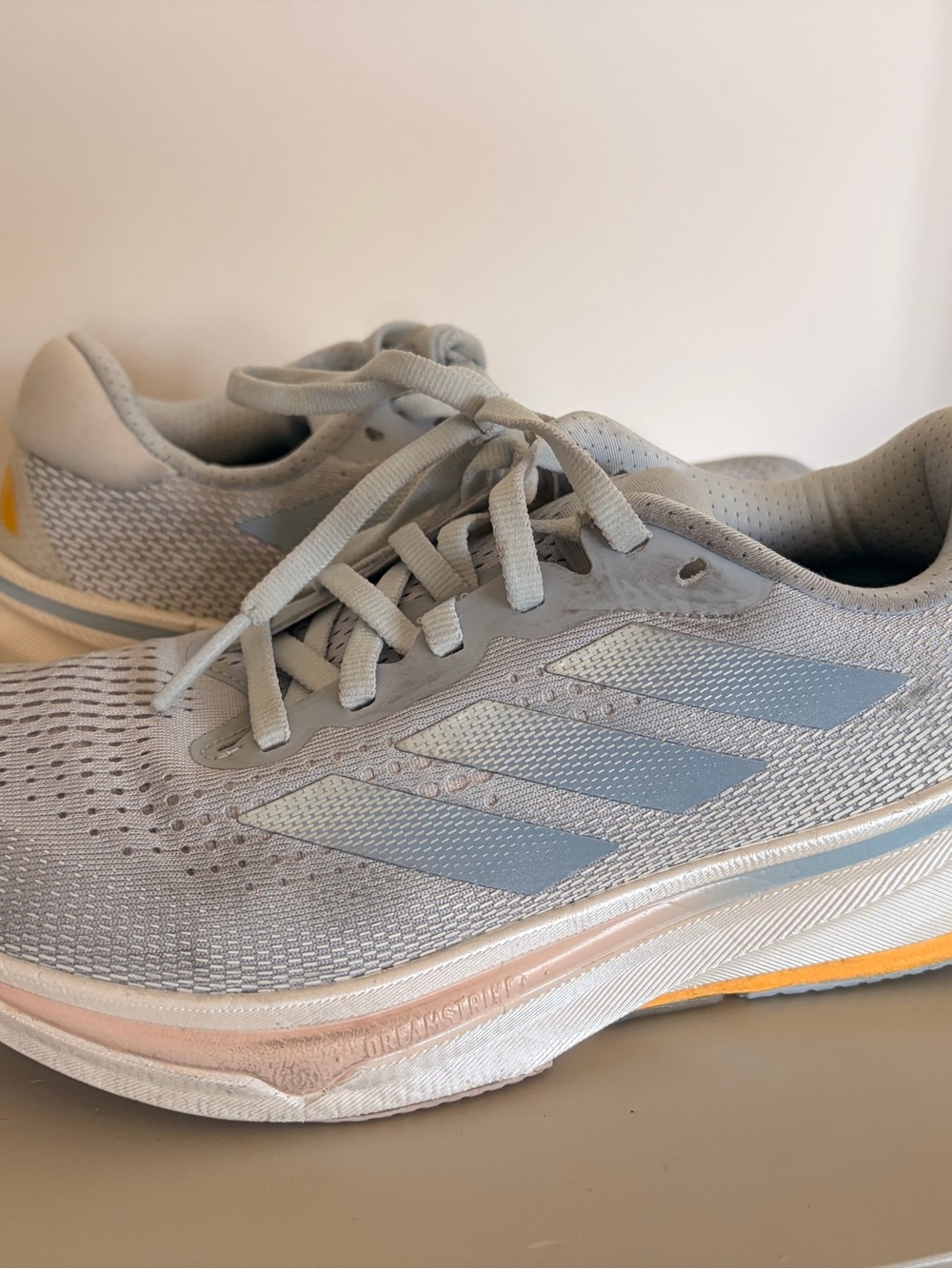 Adidas Supernova Rise Women’s Running Shoes Gray Blue Orange Sz 5.5 - Picture 5 of 12